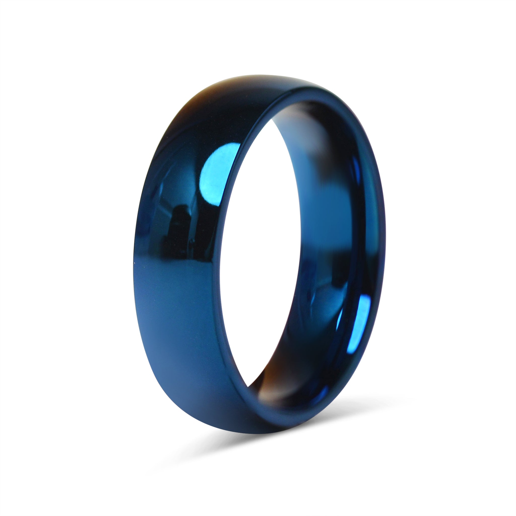 Stainless Steel Blue Blank Ring / CFR7006、mySite、dreamappss