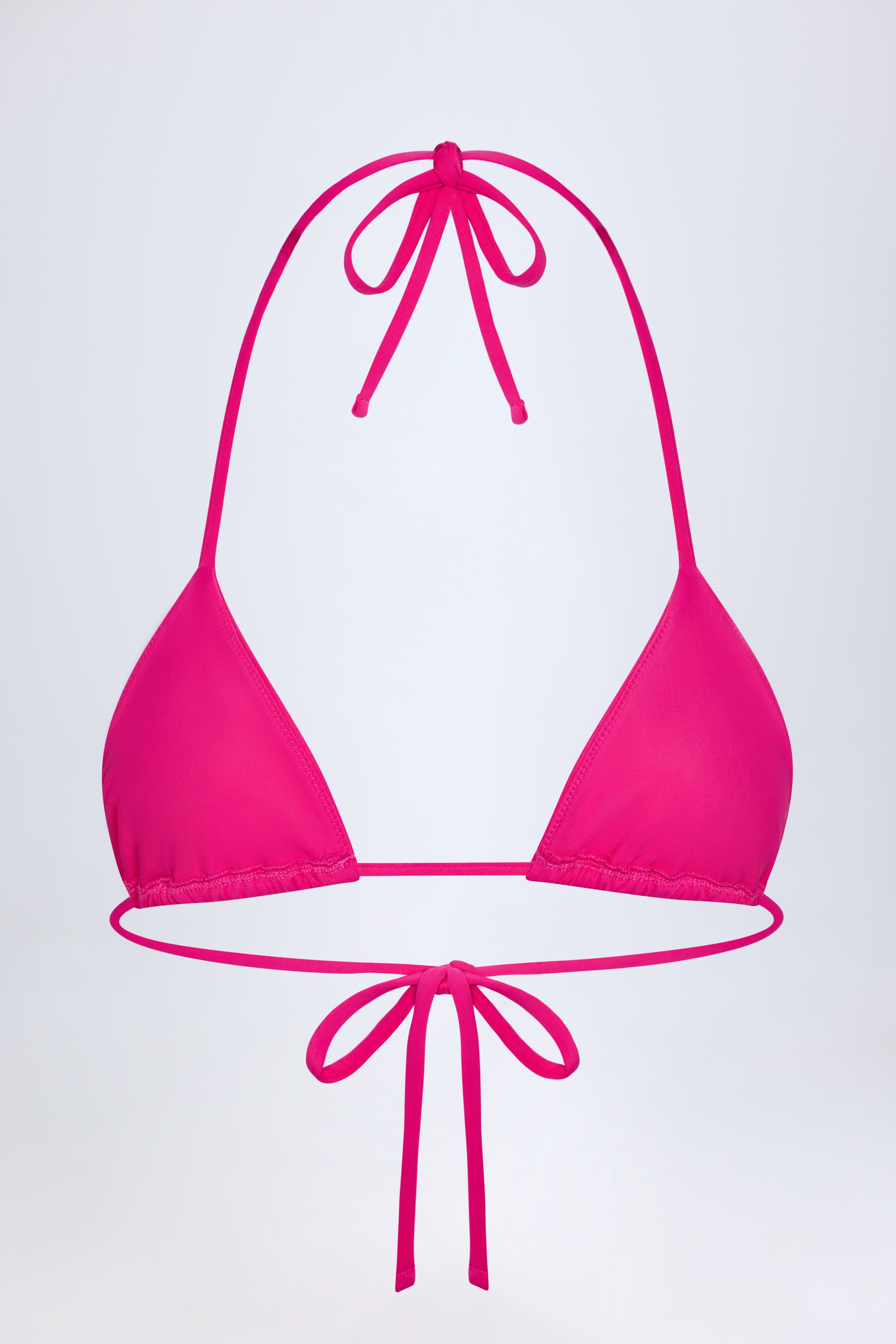  Triangle Bikini Top in Pink Tropical Hotfix、mySite、sugarbowlscore