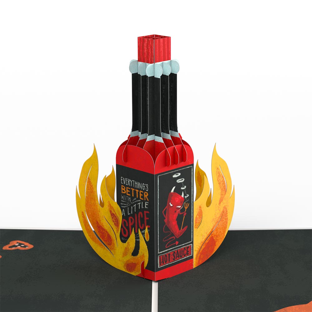 You’re So Hot - Hot Sauce Birthday Pop-Up Card and Sentiment Set for Mom、mySite、solidvoid