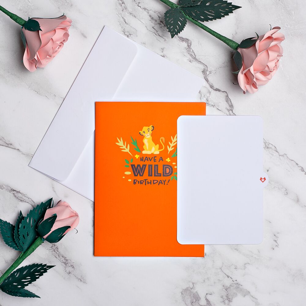 Disney's The Lion King Wild Birthday Pop-Up Card、mySite、solidvoid