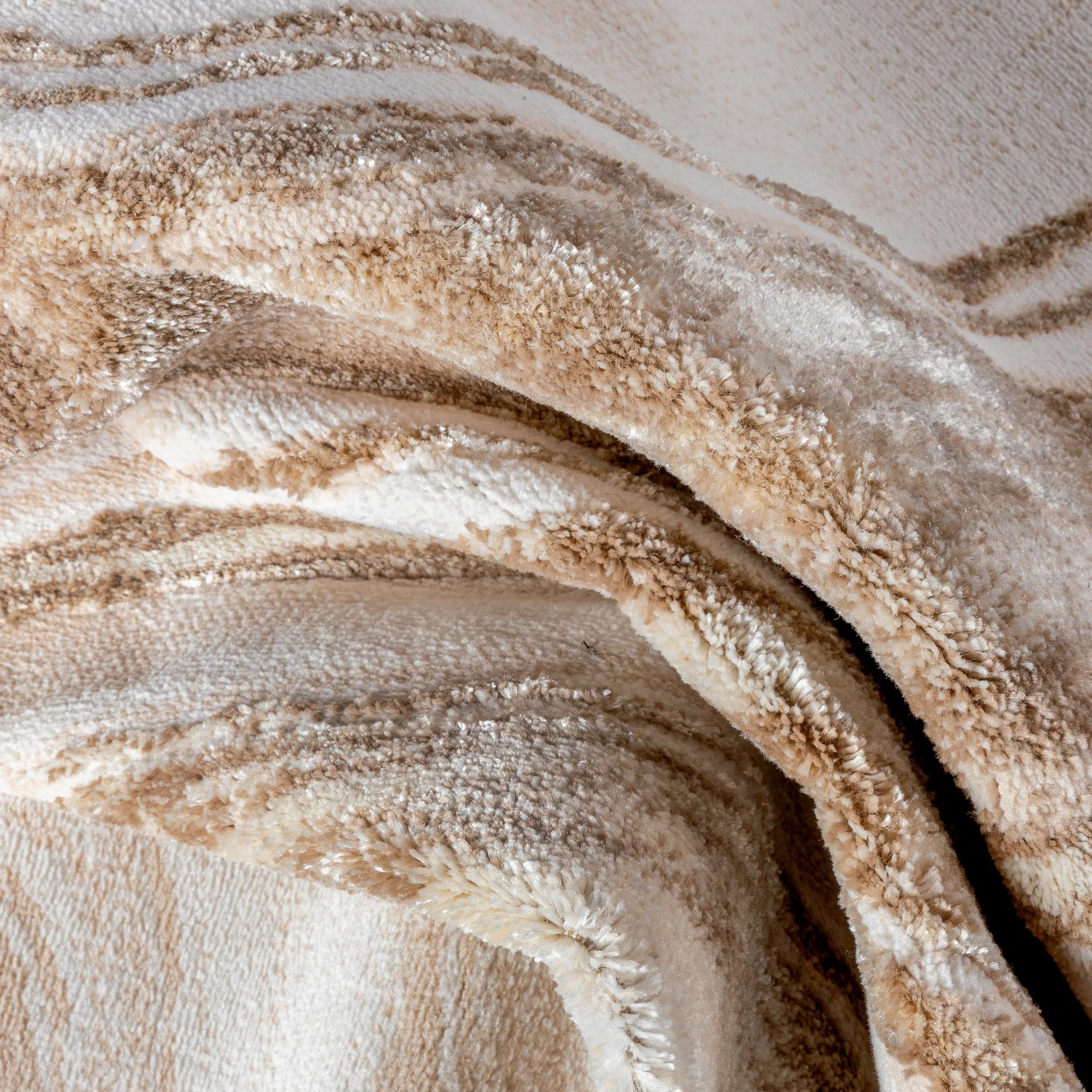 Warren Retro Abstract Waves Glam Rug、mySite、gigharbornorthrealestate