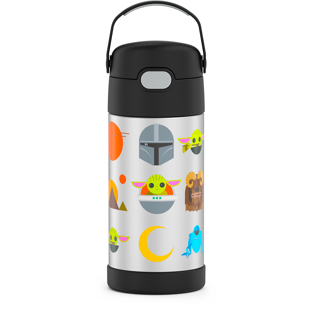 12oz FUNTAINER® WATER BOTTLE THE MANDALORIAN™、mySite、noshort
