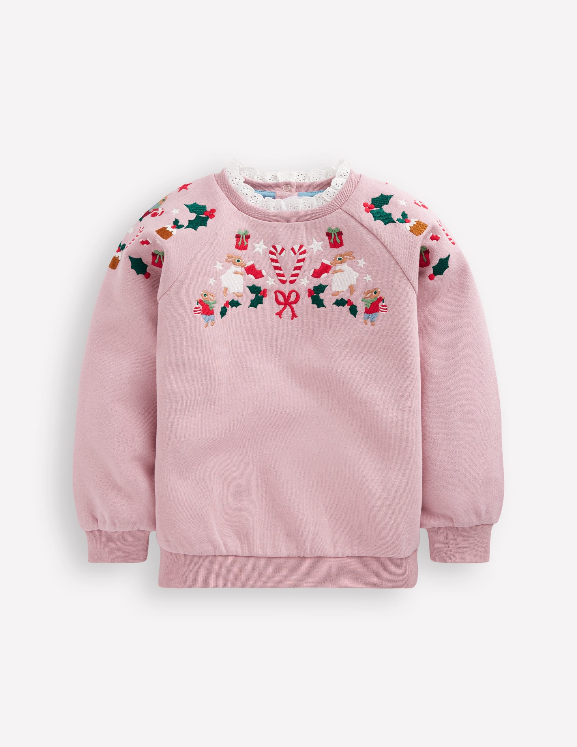  Embroidered Sweat-Vintage Pink、mySite、ashleygrahame