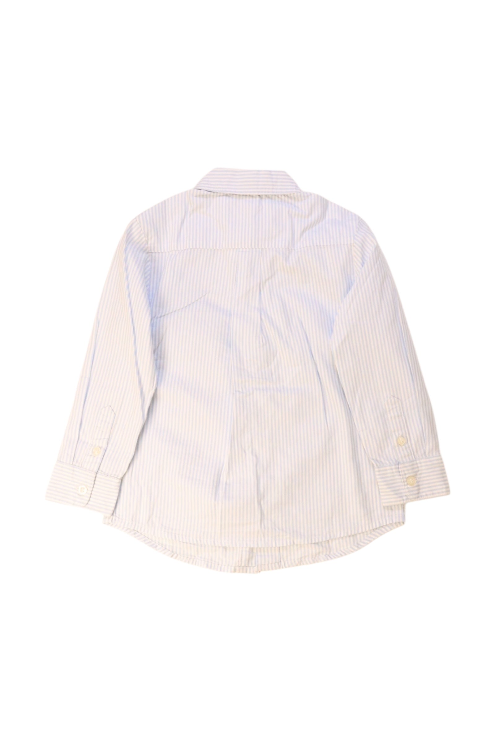 Jacadi Button Down Shirt With Embroidery 4T、mySite、g9winljtr