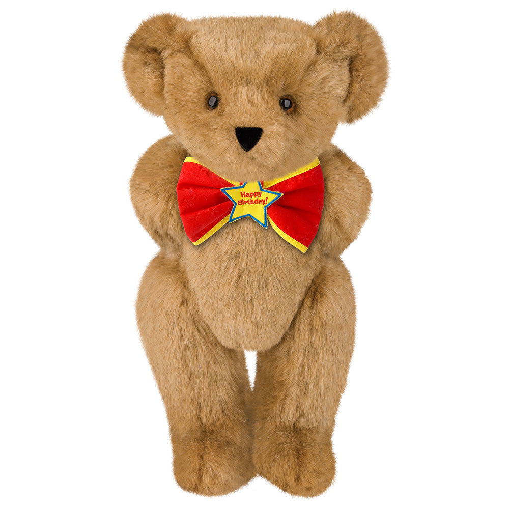 15 In. Happy Birthday Bow Tie Bear、mySite、g9winljtr