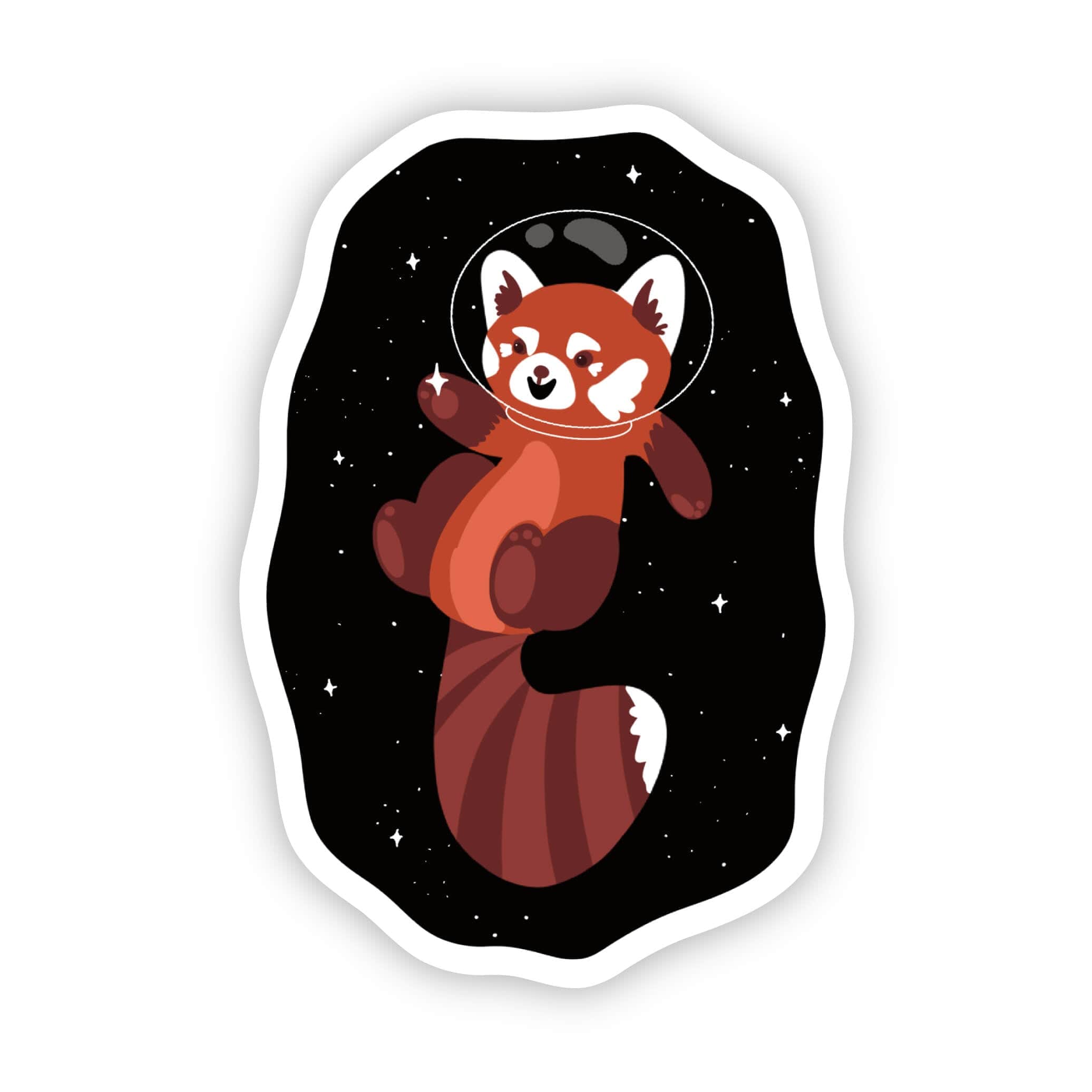 Red Panda Astronaut Sticker、mySite、ghnorth
