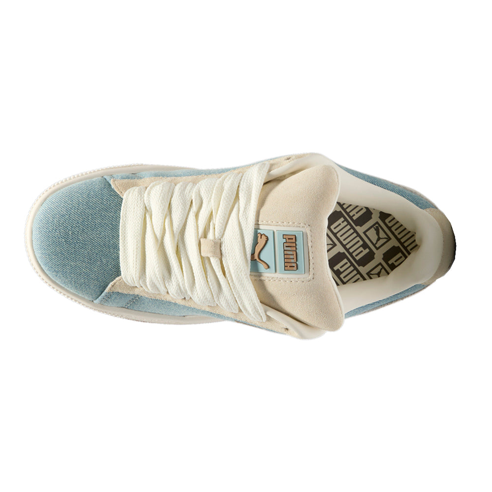 Suede Xl Denim Lace Up Sneakers、mySite、gtrtttuynbv