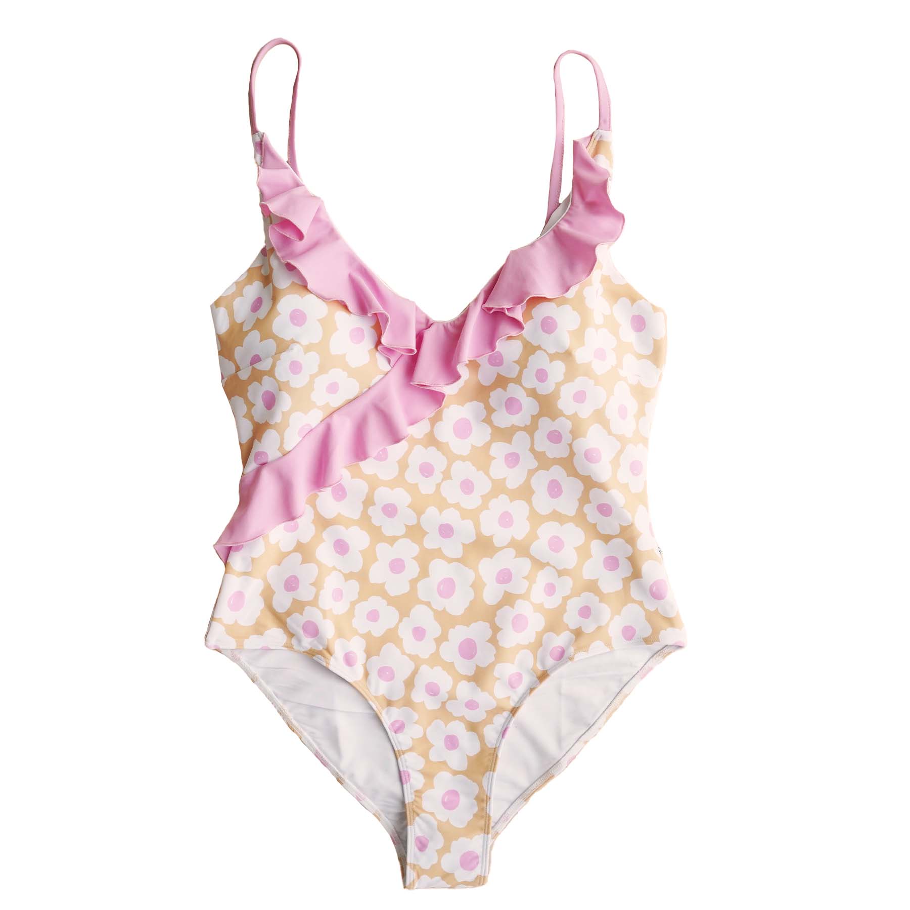  Women's Ruffled One-Piece Swimsuit | Sunshine Daisy、mySite、layawaytickets