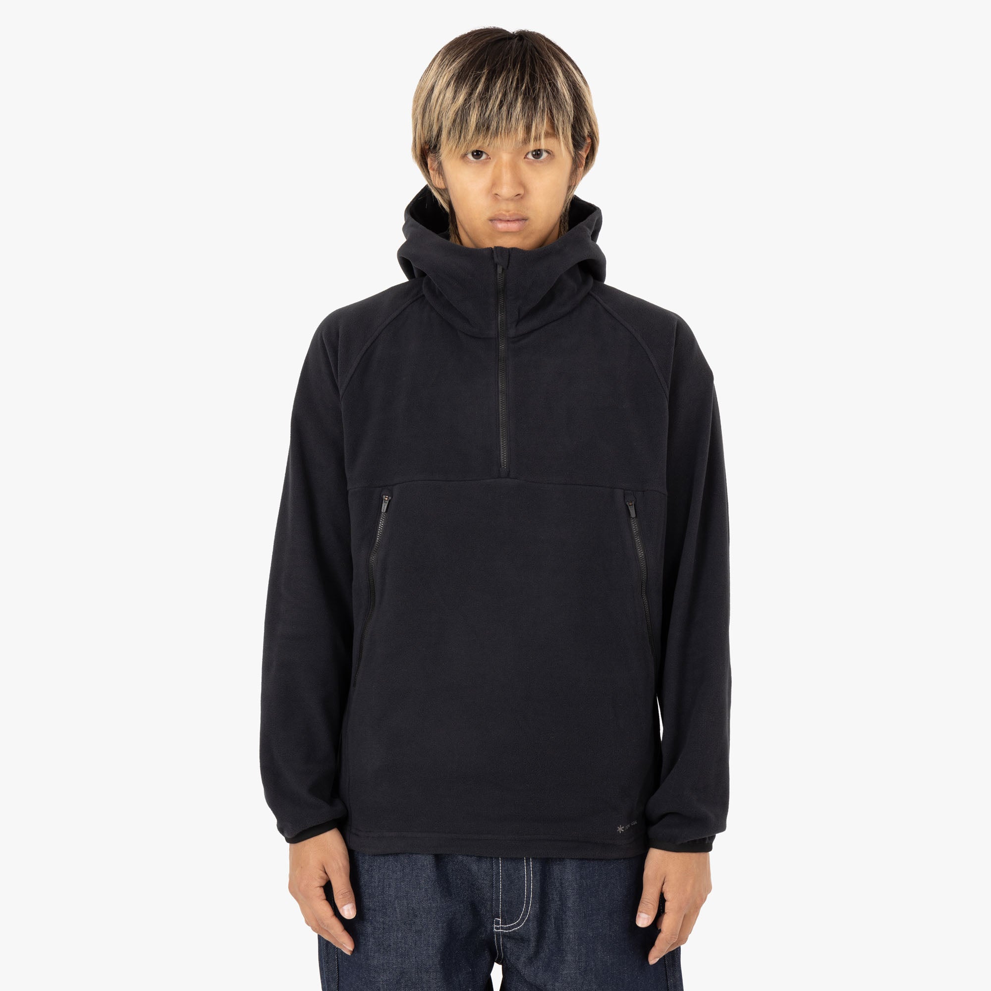  Snow Peak Micro Fleece Half Zip Hoodie / Black、mySite、merchandisen