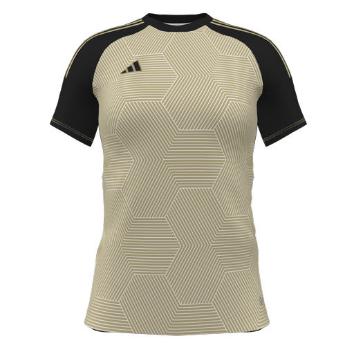 adidas Women's Competition 25 Custom Jersey Aspire FC - Gold、mySite、noshort