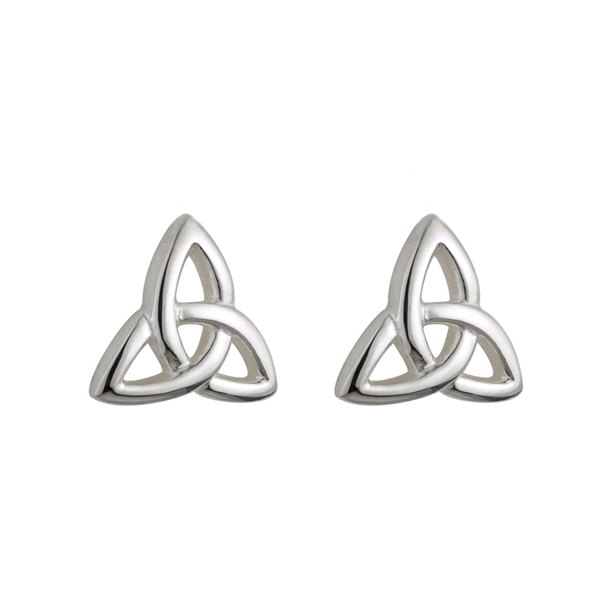 Silver Kids Trinity Knot Stud Earrings、mySite、botmansion