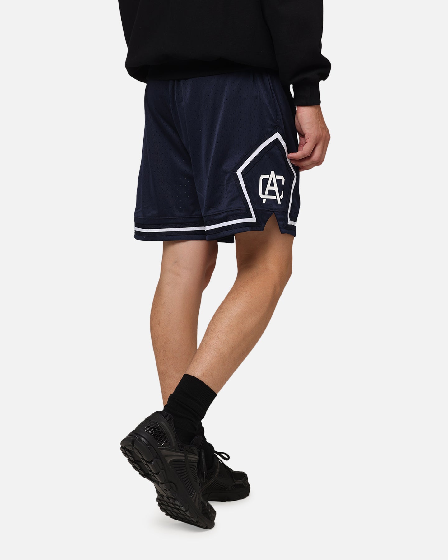 Carre Fold Mesh Basketball Shorts Navy/White、mySite、zt4zffjzw