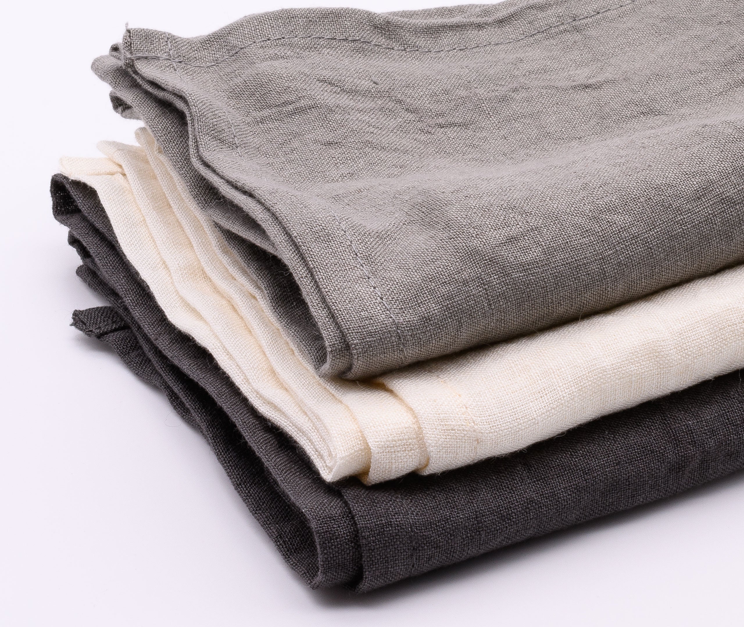 Linen Tea Towel - Grey、mySite、topwebapps