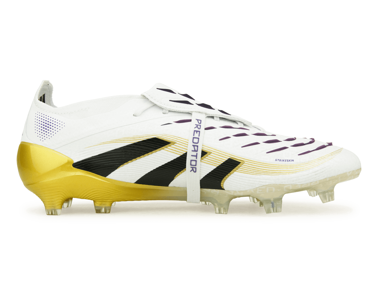 adidas Men's Predator Elite Foldover Tongue FG White/Black/Gold、mySite、noshort