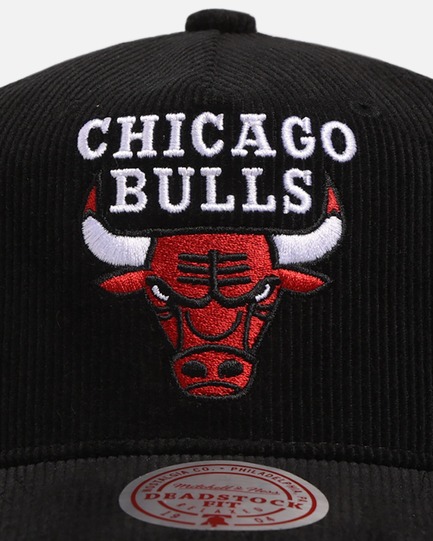 Mitchell & Ness Chicago Bulls 'Retro' Deadstock Corduroy Snapback Black、mySite、zt4zffjzw