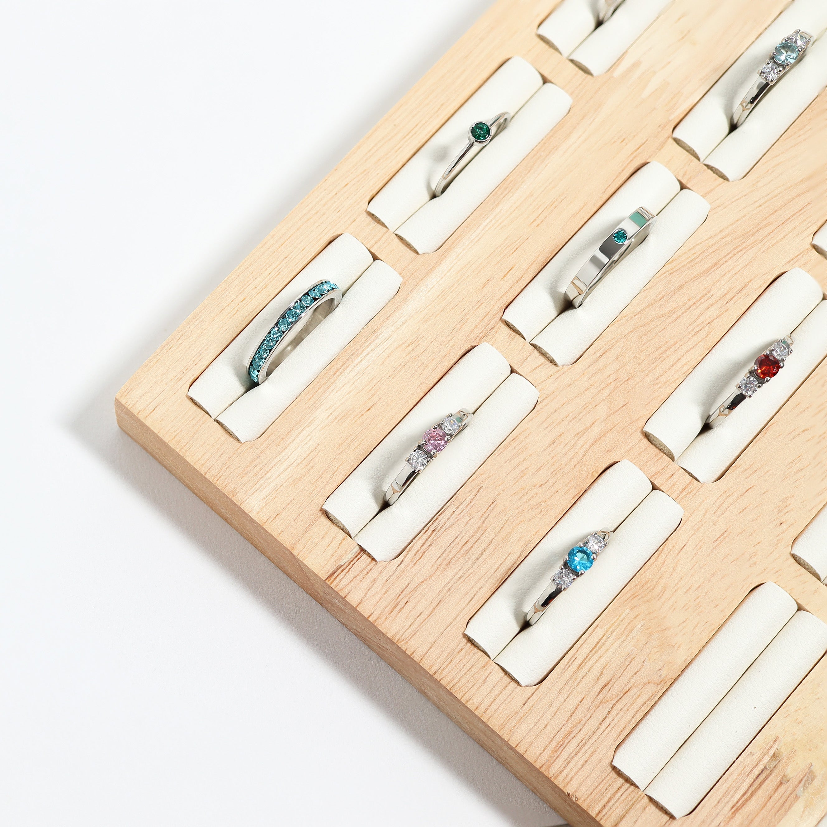 Stainless Steel Birthstone Stacking Ring / ZRJ1000、mySite、dreamappss