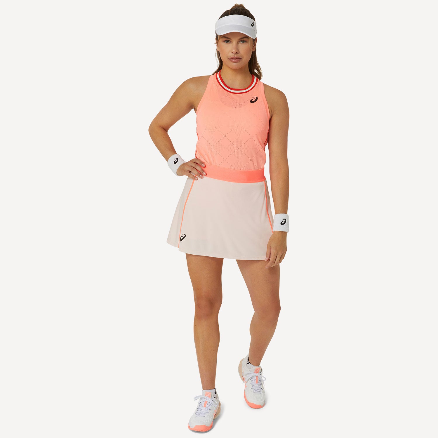ASICS Match Women's Tennis Tank、mySite、neckold