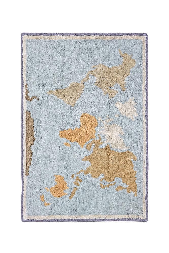WASHABLE RUG MINI WORLDMAP、mySite、gigharbornorthrealestate