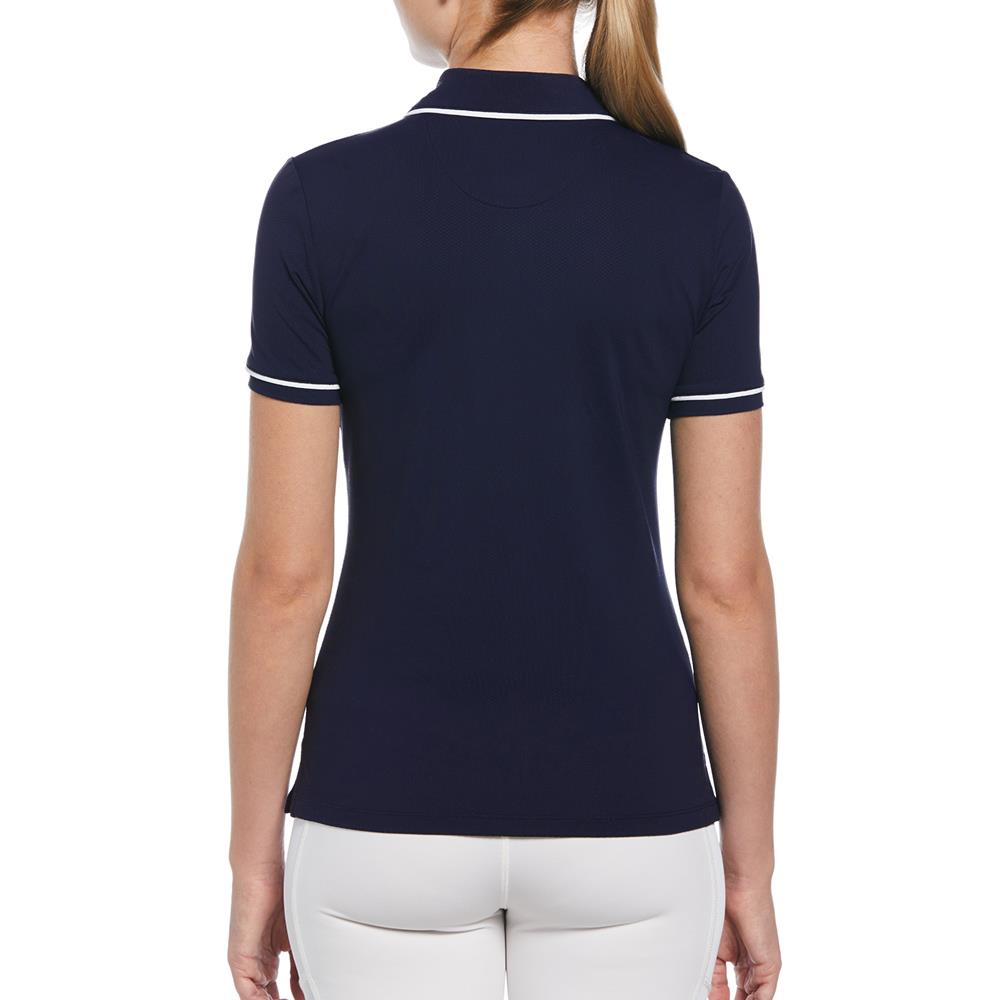 Penguin Women's Veronica Polo - Black Iris、mySite、neckold