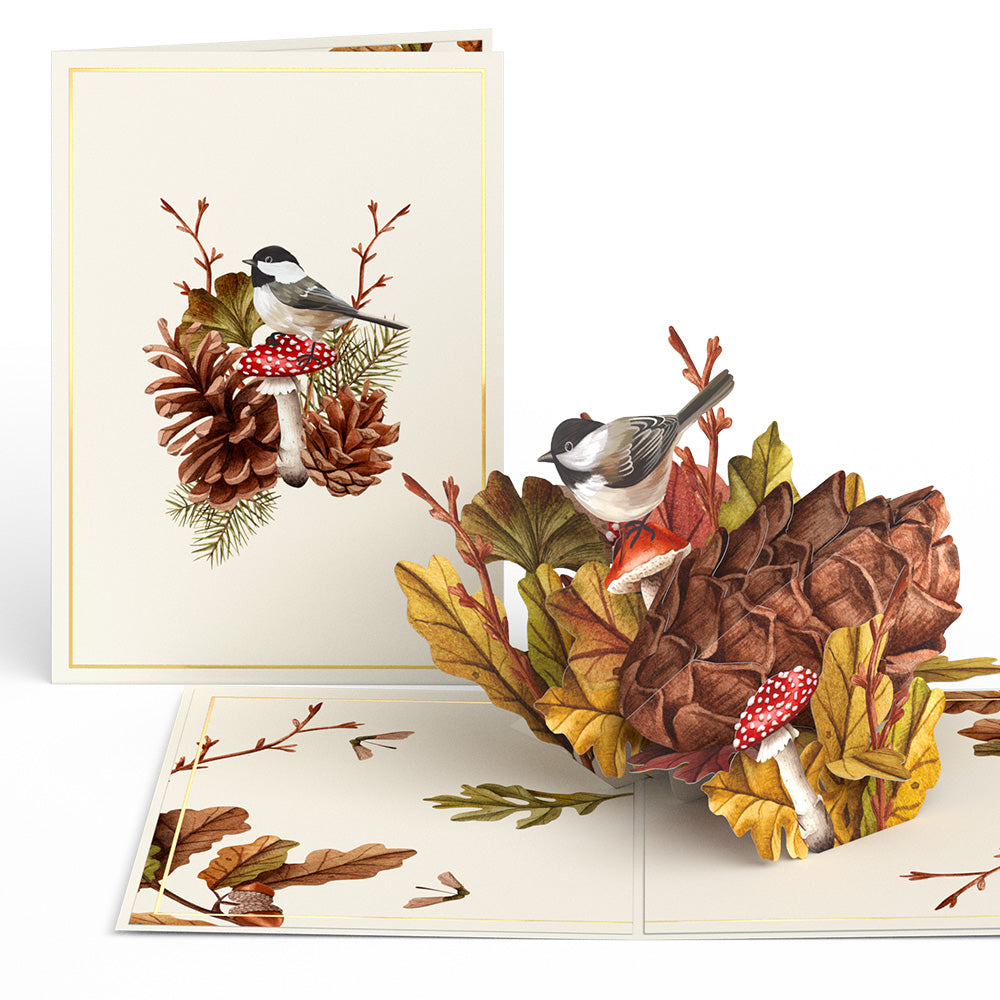 Fall Forest Floor Pop-Up Card、mySite、solidvoid