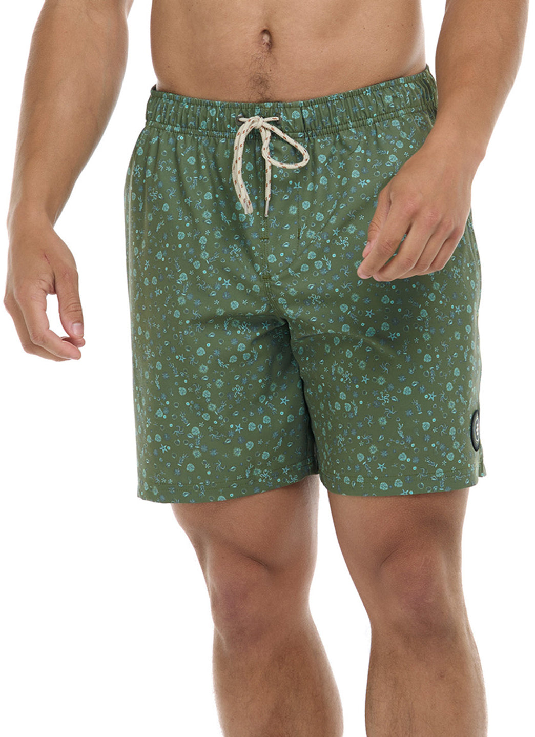 Eidon Men's 17Tiny Sea Volley Swim Trunks、mySite、noshort