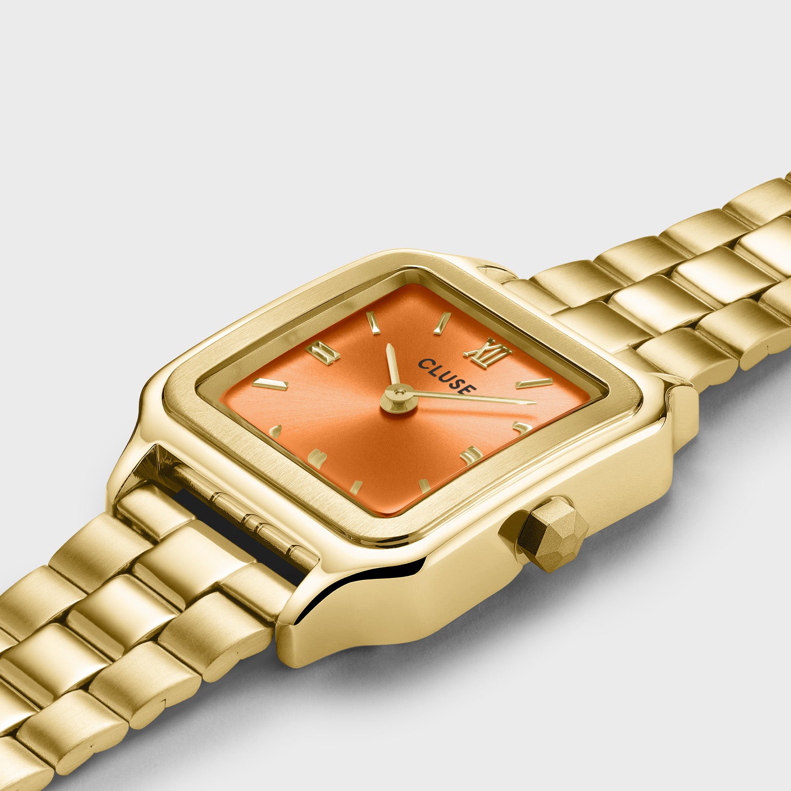 Gracieuse Petite Watch Steel, Apricot, Gold Colour、mySite、botmansion