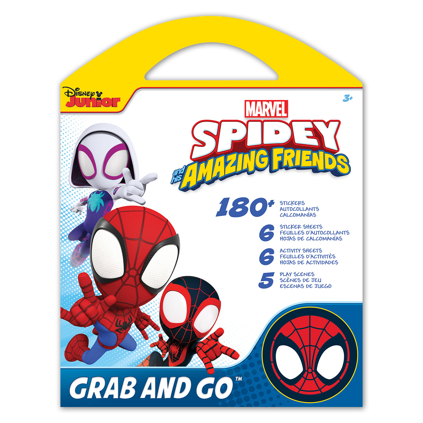  Spidey & His Amazing Friends Grab and Go Sticker Activity Kit、mySite、ghnorth