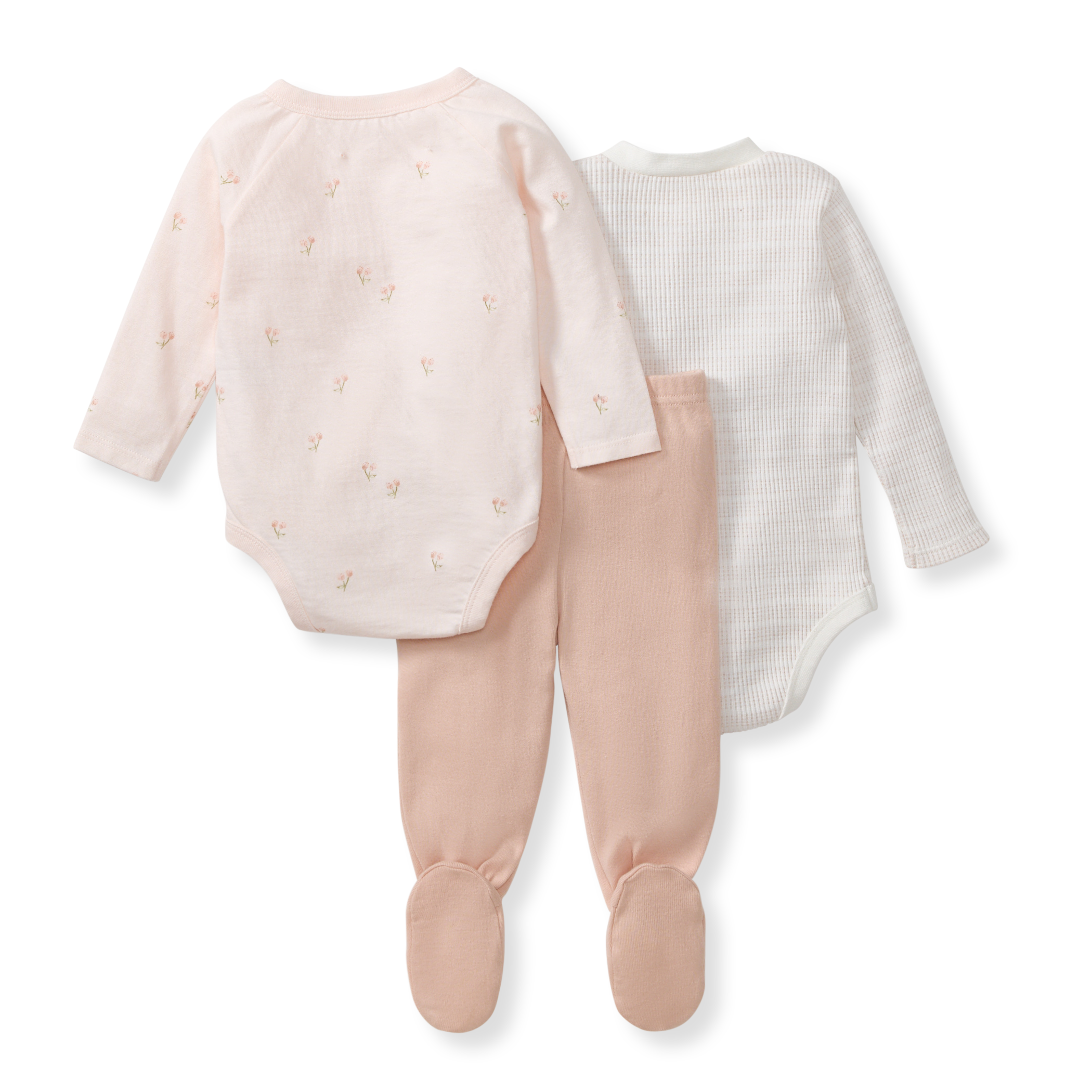  Ditsy Floret 3 Piece Bodysuit & Pant Set、mySite、layawaytickets