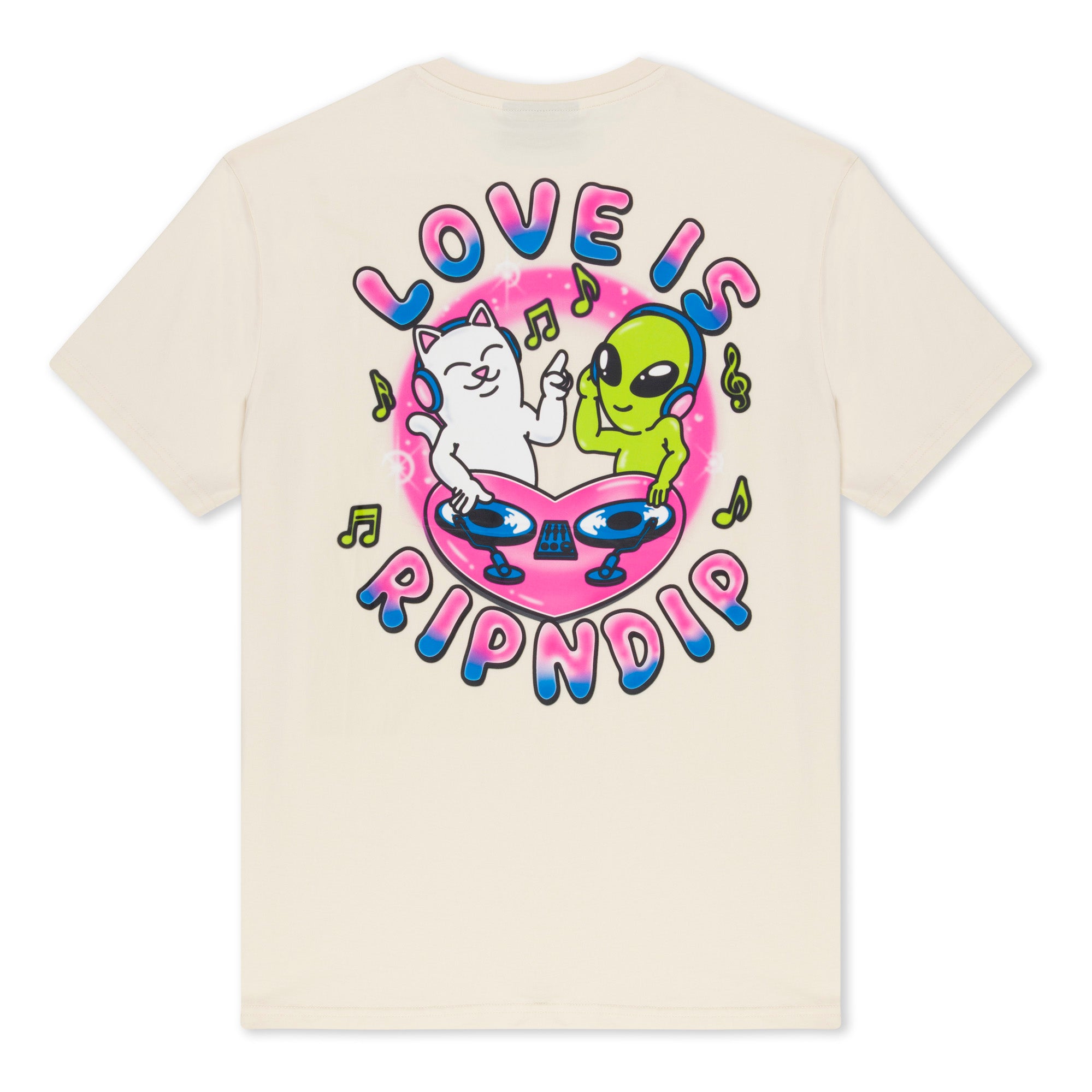  Love Is Ripndip Tee (Natural)、mySite、merchandisen