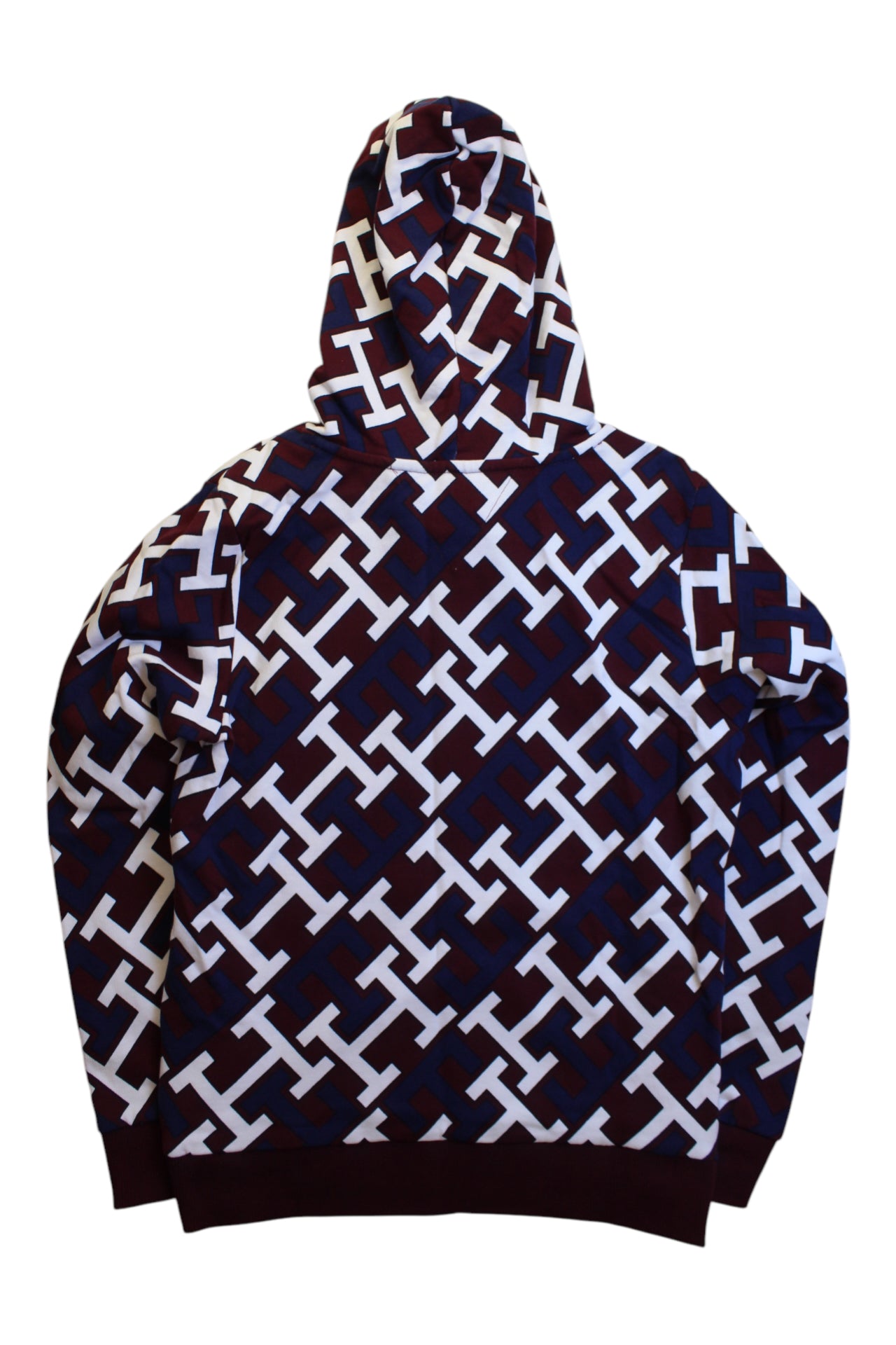 Tommy Hilfiger Printed Hooded Sweatshirt 12Y、mySite、g9winljtr
