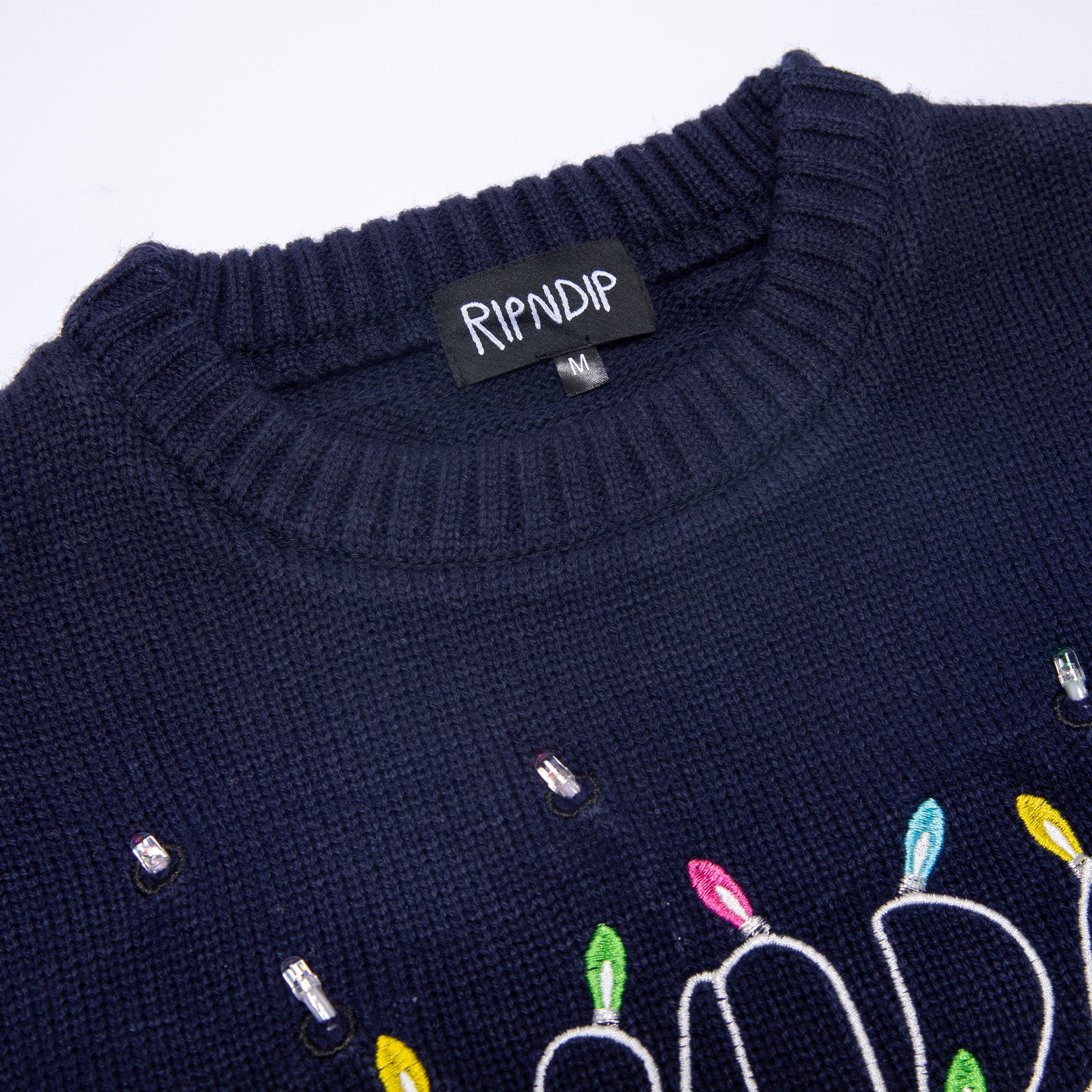  Electrifying Santa Light Up Sweater (Navy)、mySite、merchandisen