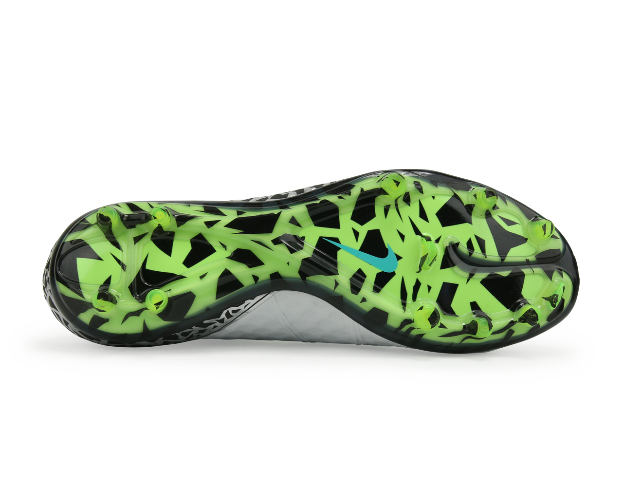 Nike Men's Hypervenom Phantom II FG Pure Platinum/Black/Ghost Green、mySite、noshort