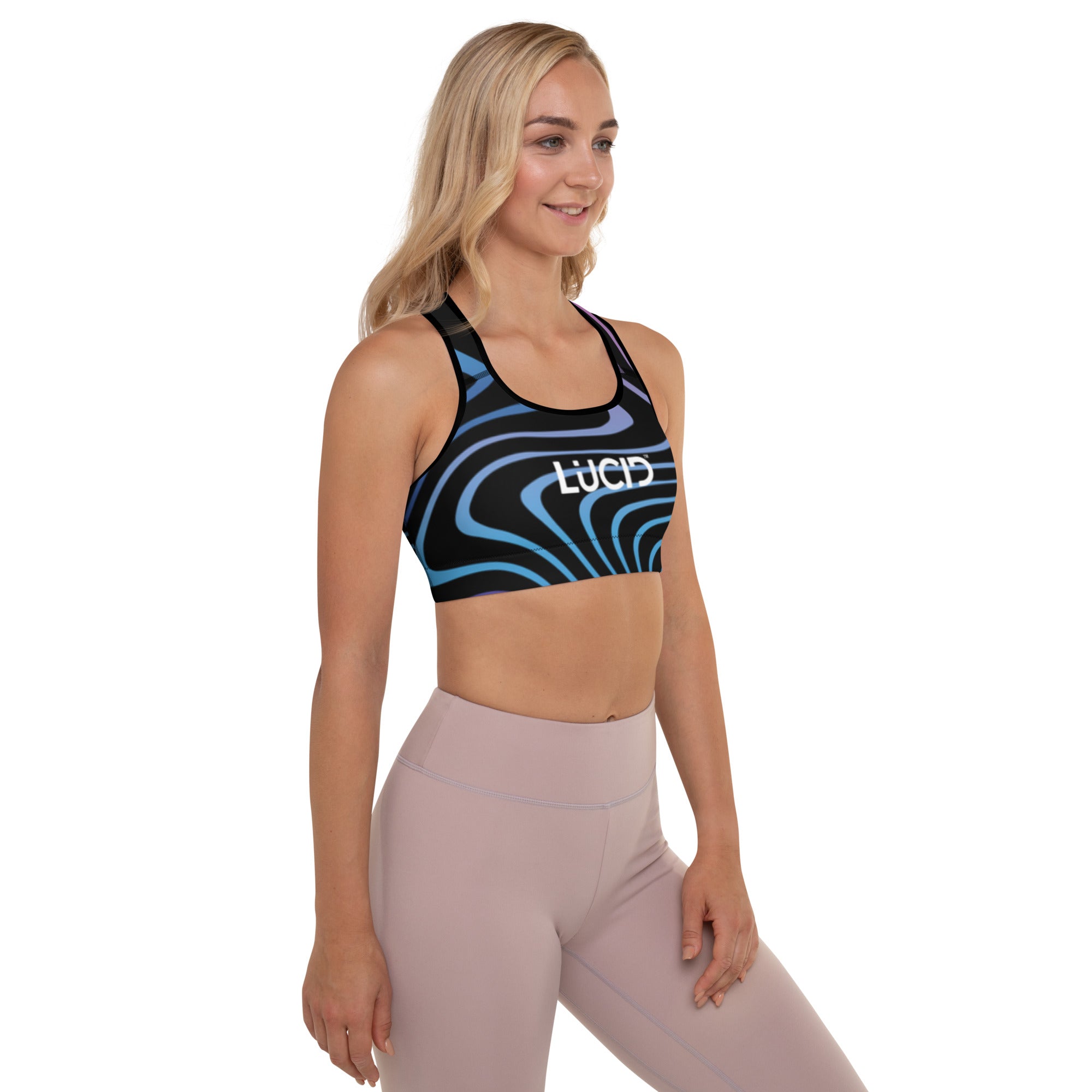 Women's Color Swirl Sports Bra、mySite、gigharbornorthrealestate