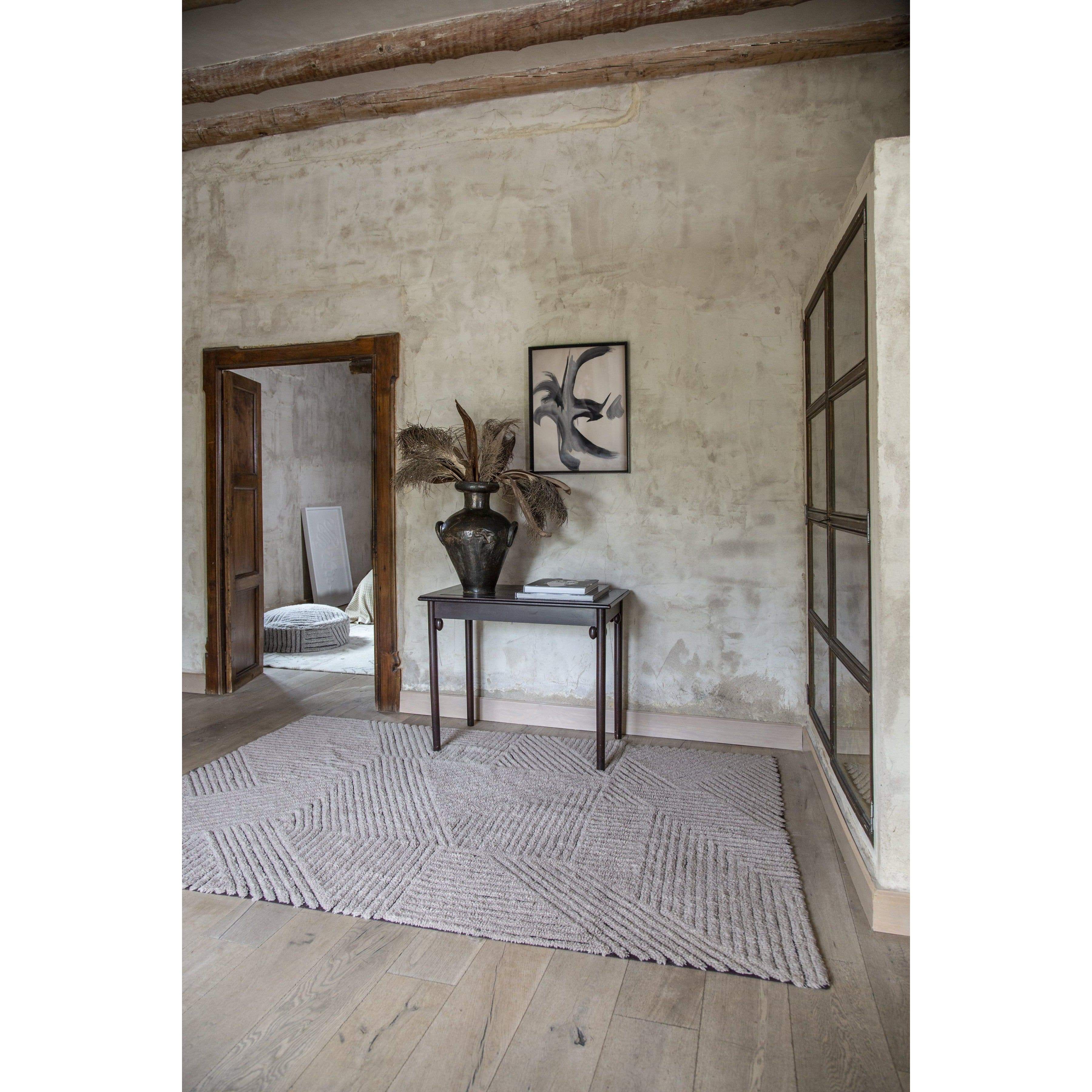 Black Chia Wool Washable Area Rug、mySite、gigharbornorthrealestate