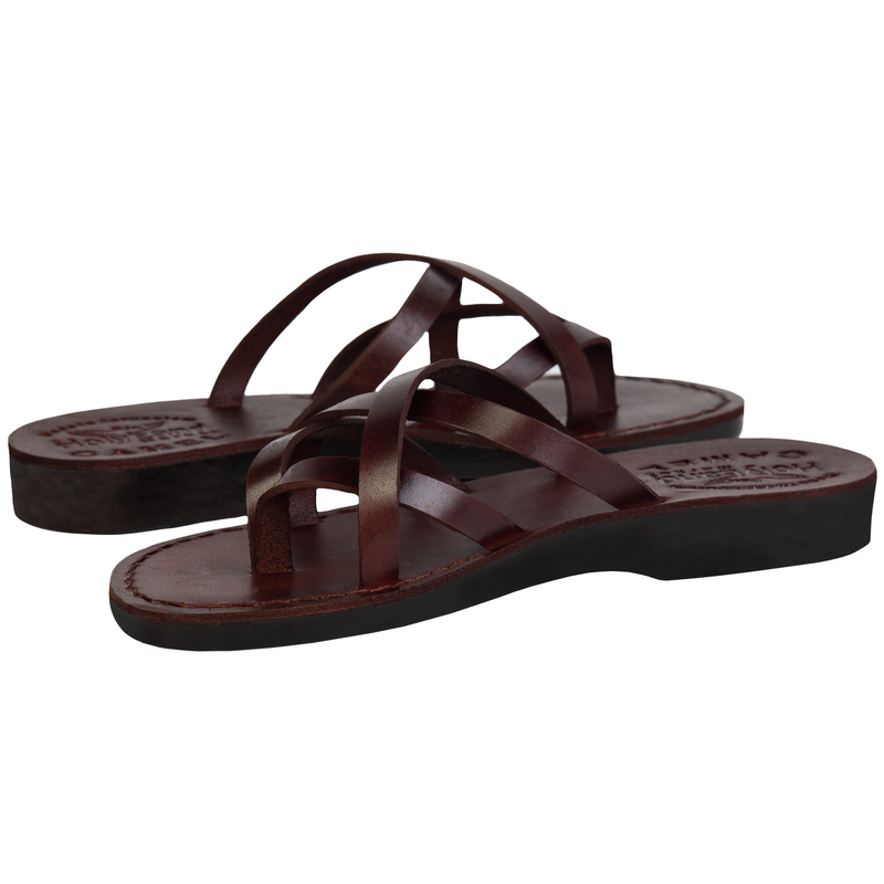 Holy Land Market Men/Women Biblical Jesus Leather Sandals/Slides From Jerusalem (Jerusalem Style I)、mySite、topwebapps