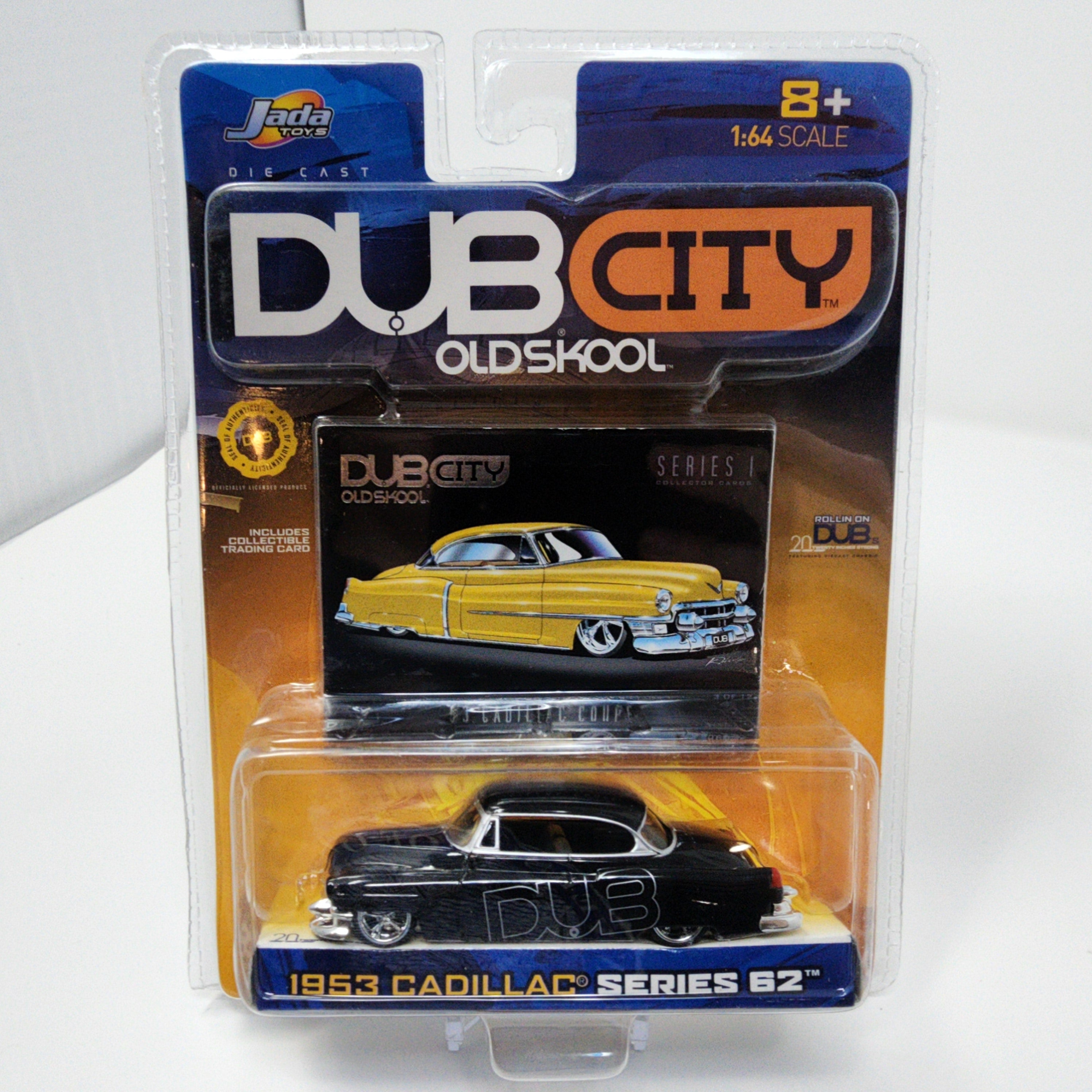 1953 Cadillac Series 62 * Black * Jada Toys 1:64 Scale Dub City Oldskool、mySite、hgirdovlk