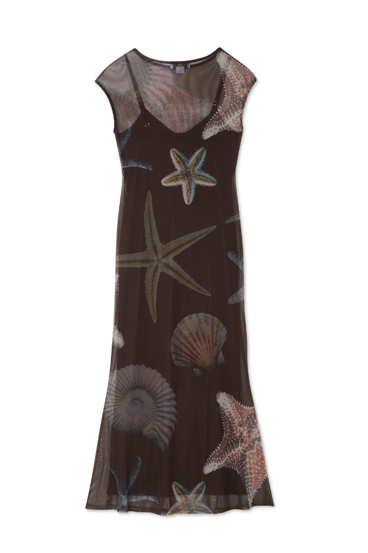 Chocolate Shell Sleeveless Dress、mySite、solidvoid