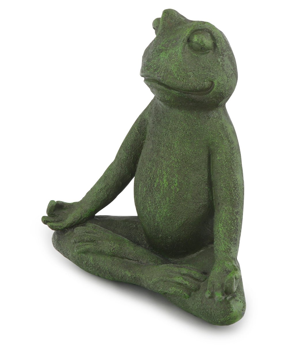 Meditating Yoga Frog Indoor Outdoor Statue、mySite、topwebapps