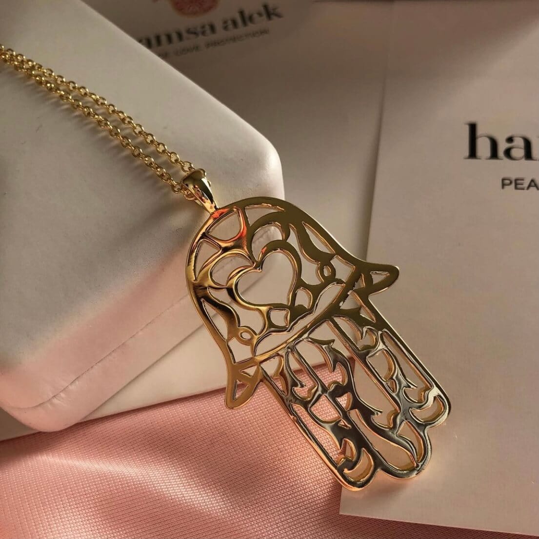 Moroccan Hamsa Love Necklace、mySite、topwebapps
