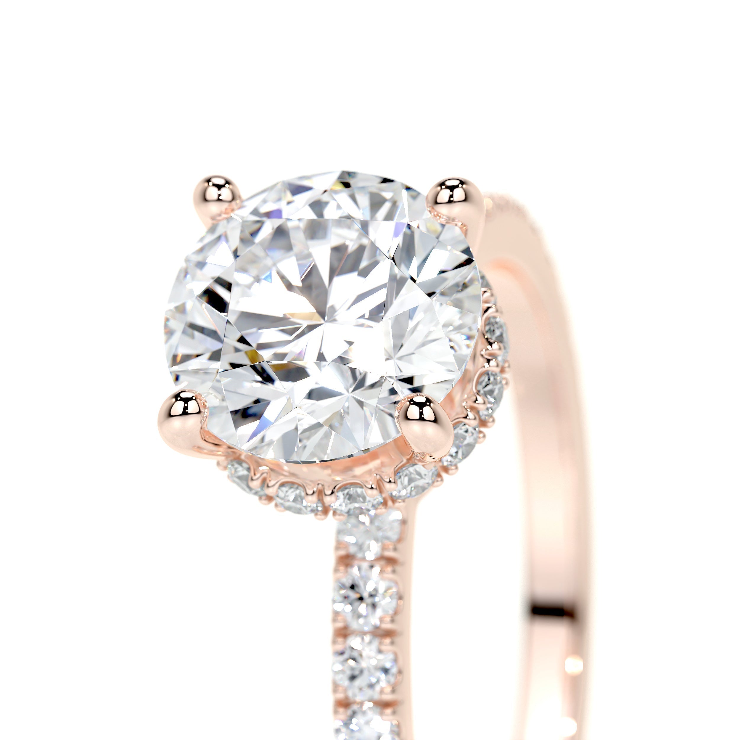 Vivienne Lab Grown Diamond Ring -14K Rose Gold (RTS)、mySite、hinf8tx79