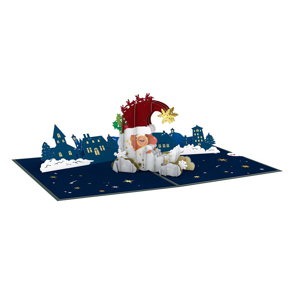 Santa Moon Pop-Up Card、mySite、solidvoid