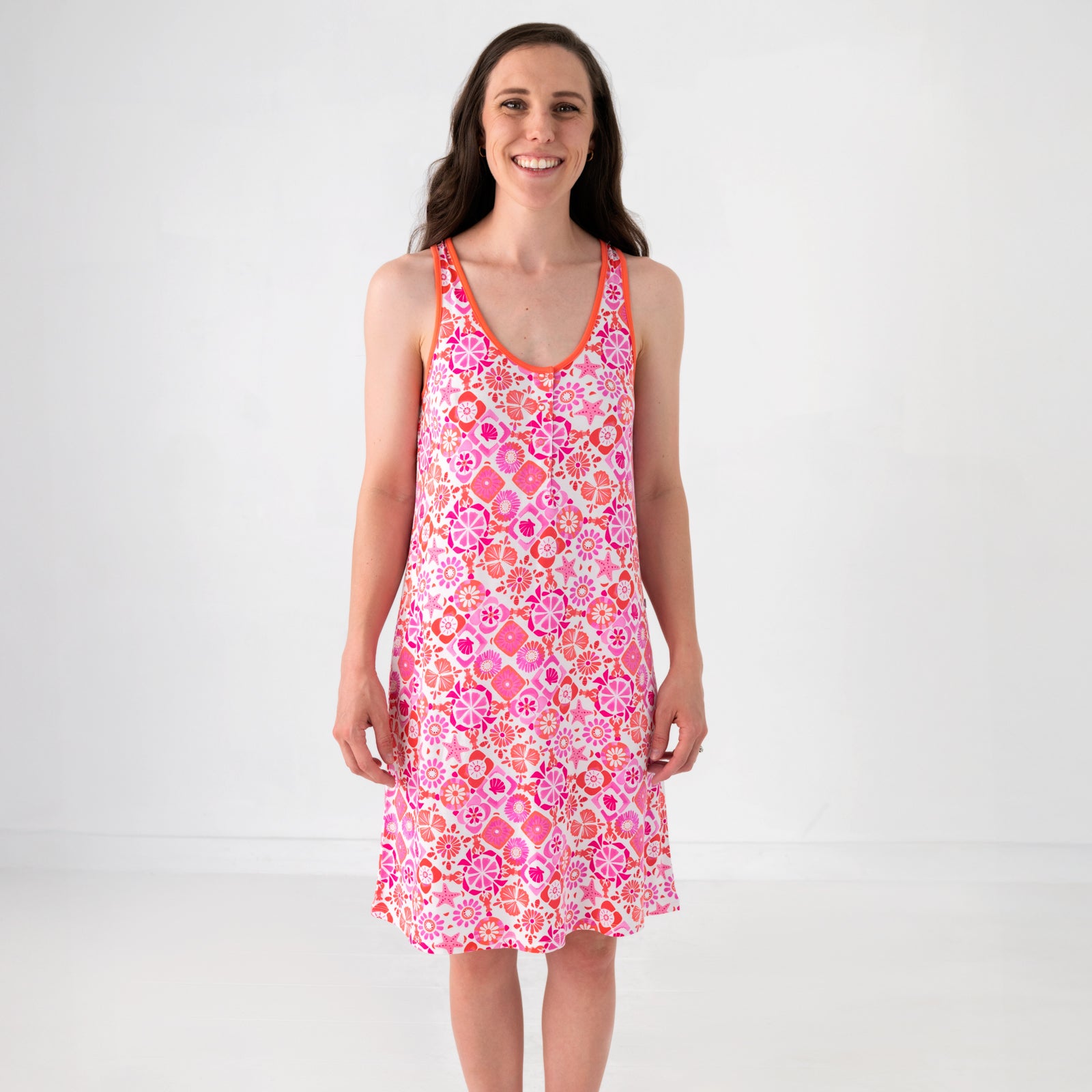  Coastal Gems Women's Sleeveless Nightgown、mySite、layawaytickets