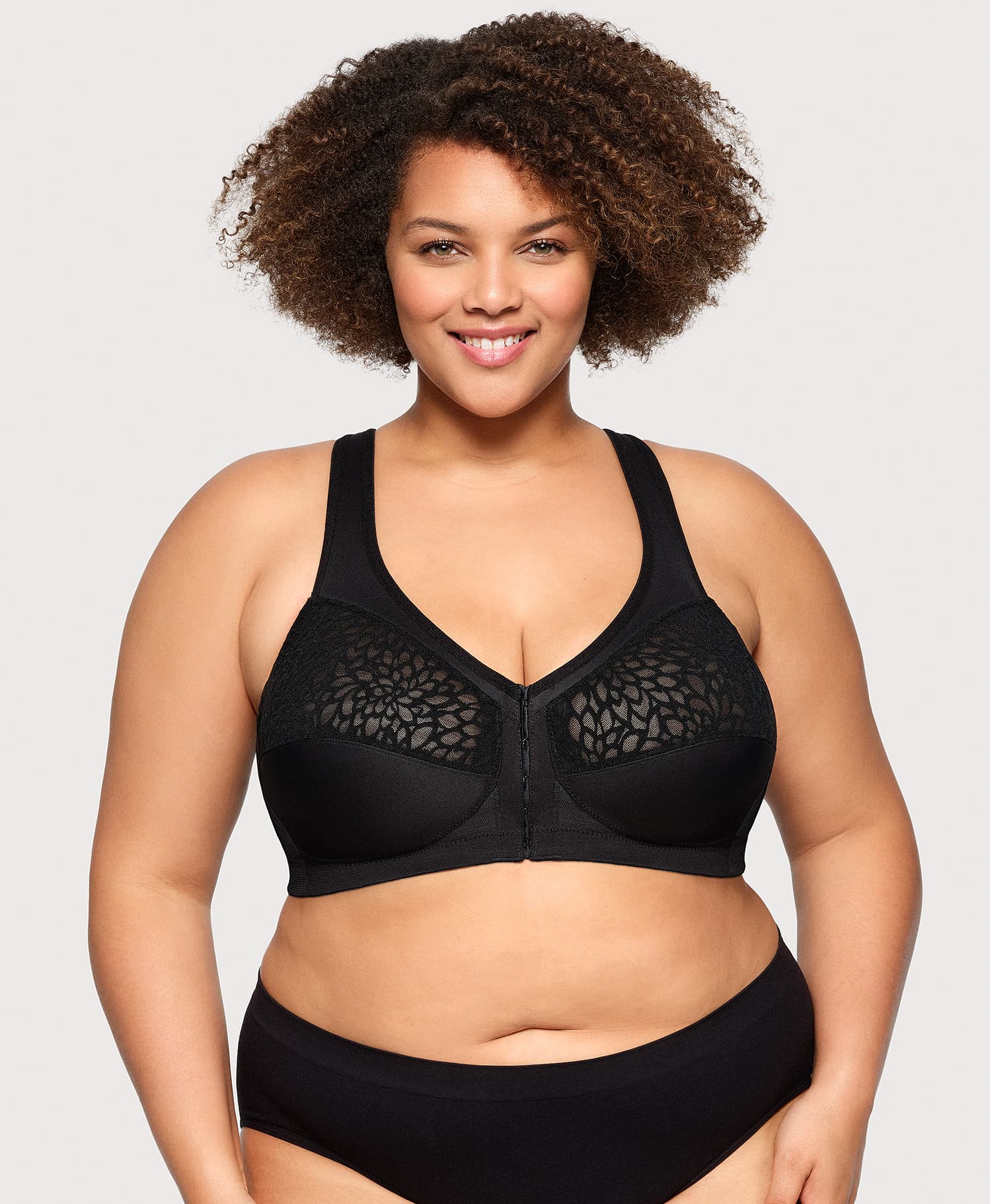  MagicLift Front-Closure Racerback Bra Black、mySite、justintrudeaud