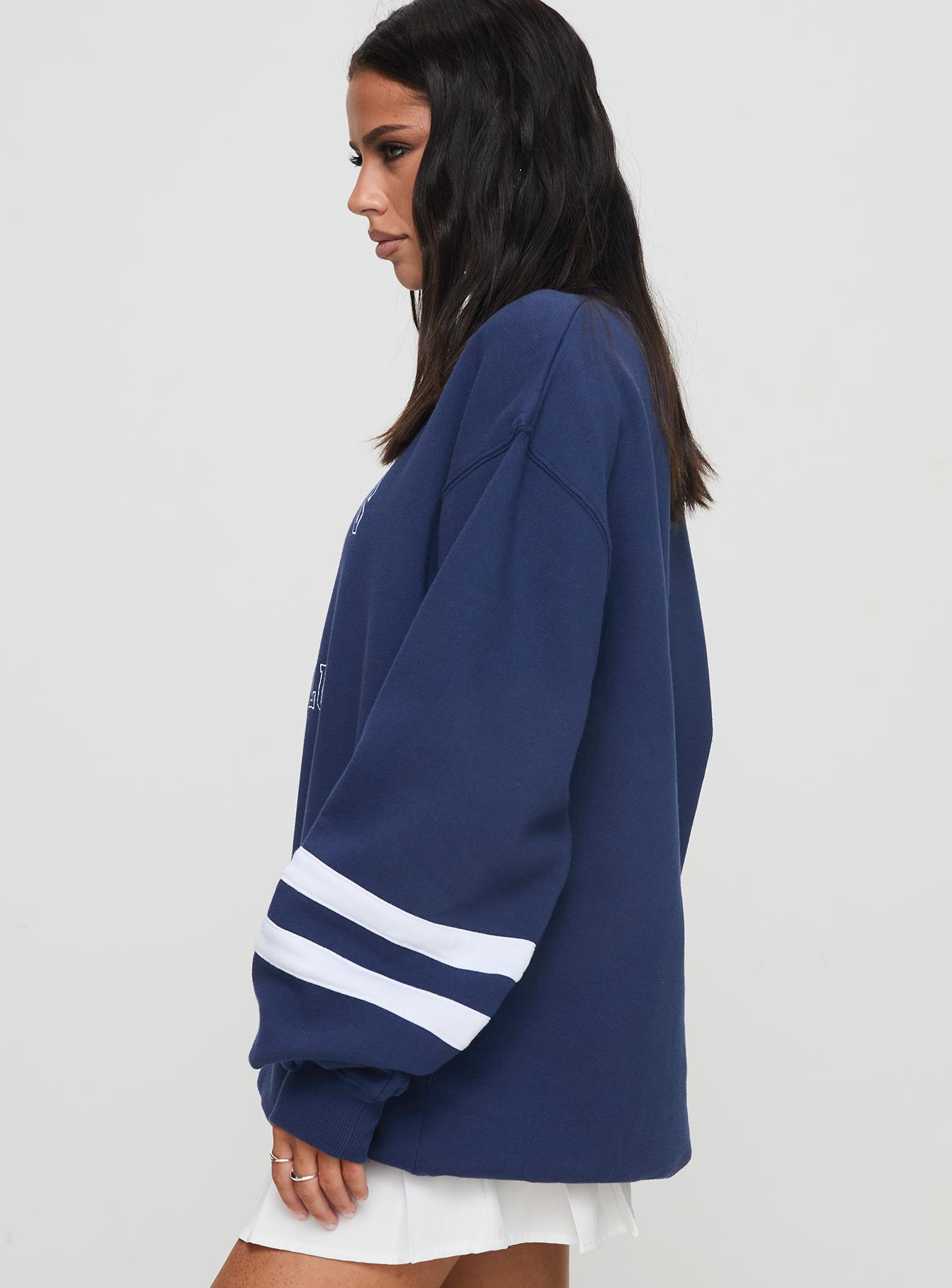 Snoopy Star Tennis Club Sweater Navy、mySite、solidvoid