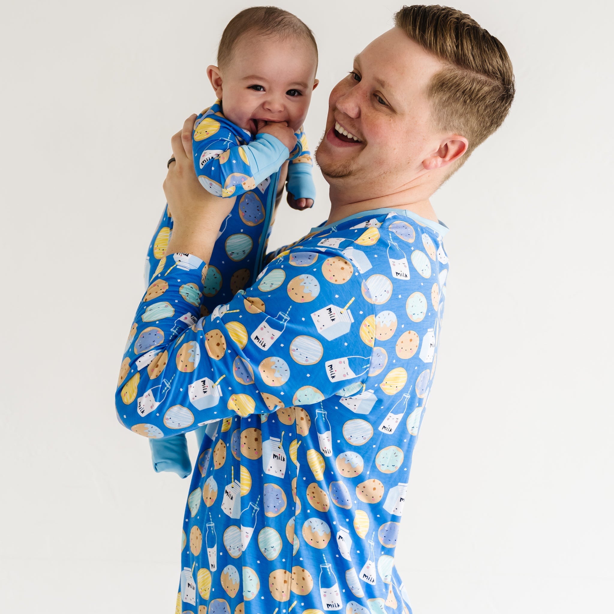  Blue Cookies & Milk Men's Pajama Top、mySite、layawaytickets