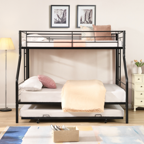 METAL BUNK BED WHITE、、casual
