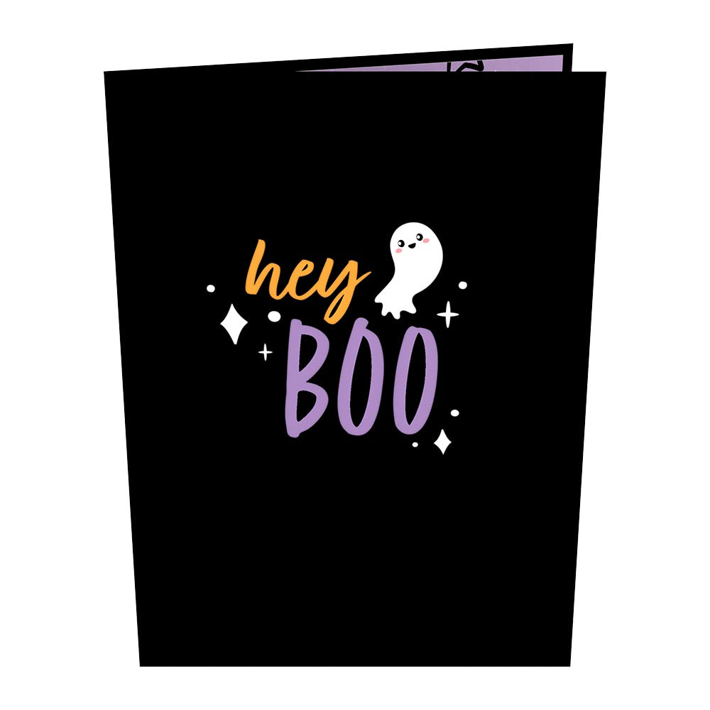 'Hey Boo' Ghosts Pop-Up Card、mySite、solidvoid