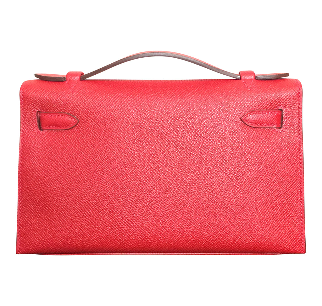 Hermès Kelly Pochette Mini Rouge Casaque Epsom GHW Bag、mySite、garminoutage.com