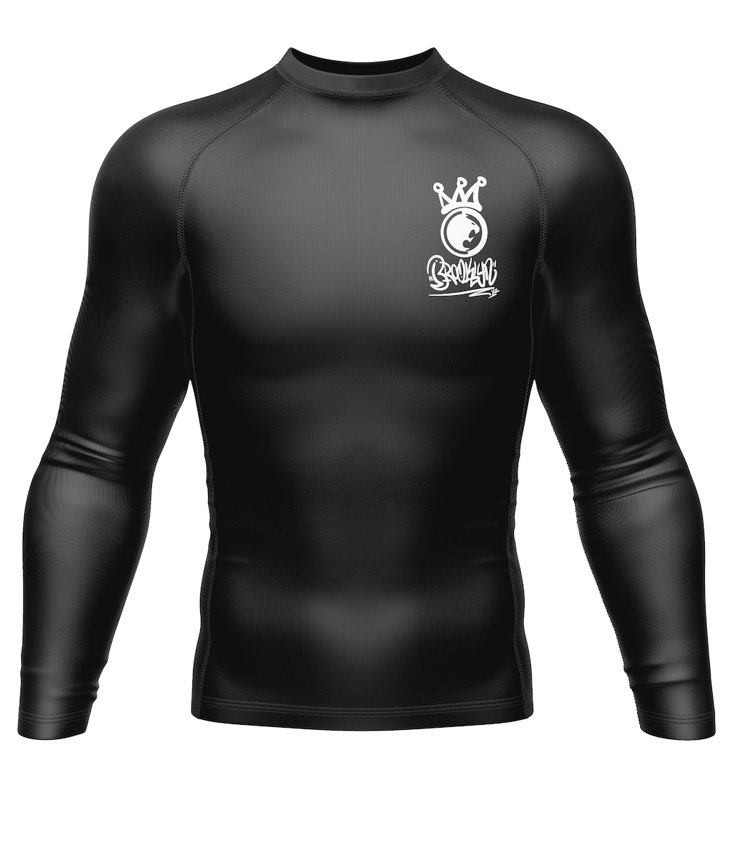 Renzo Gracie Brooklyn Crown Rashguard long sleeve - black、mySite、gigharbornorthrealestate