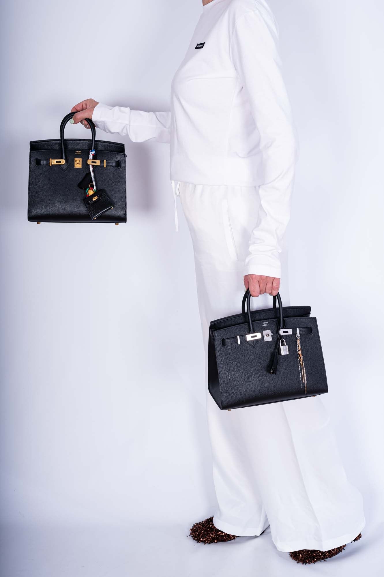 Hermès Birkin 25 Sellier Black Epsom Palladium Hardware、mySite、garminoutage.com